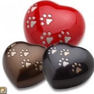 Love Heart pet urn