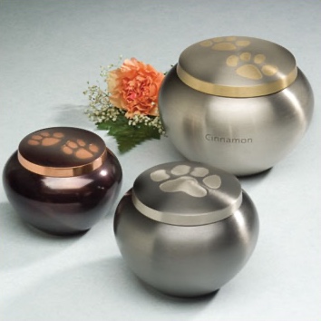 Paw Print Odyssey pet urn